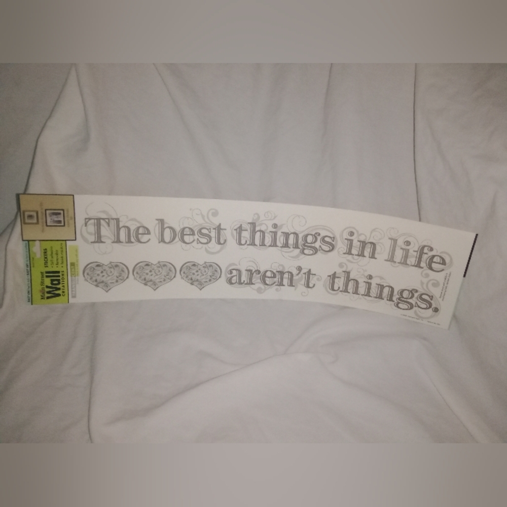 The Best Things In Life Wall Decal New